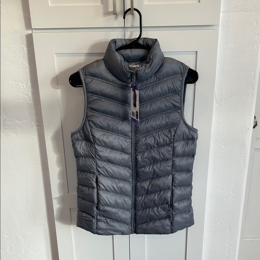 32 Degrees Women's Charcoal Puffer Vest